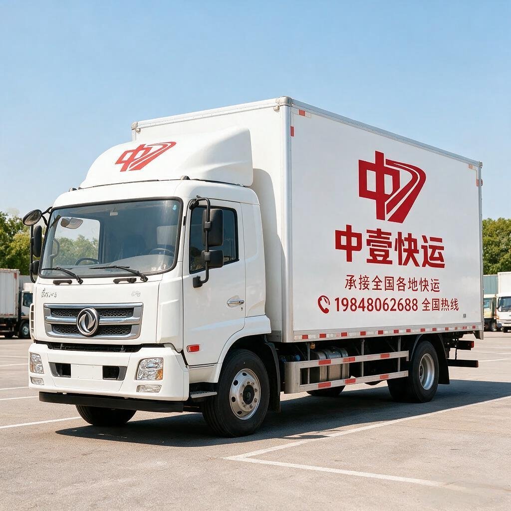 中壹快运物流车队厢式货车 - 全国热线19848062688